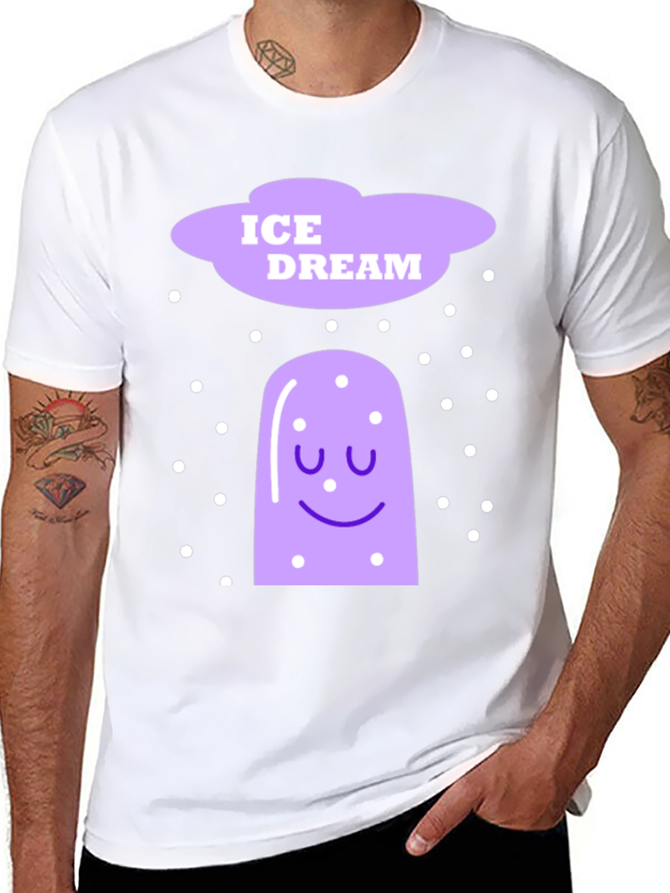 Ice Dream Graphic T-Shirt - Fun & Comfortable
