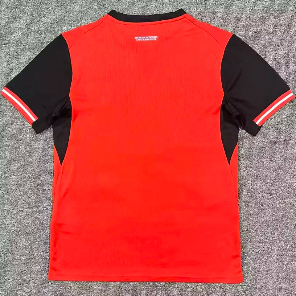 2026/27 Austria Hoem Red Fans Soccer Jersey Back