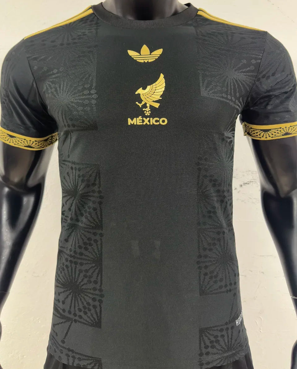2025 Mexico Black Special Edition Player Version Soccer Jersey Front