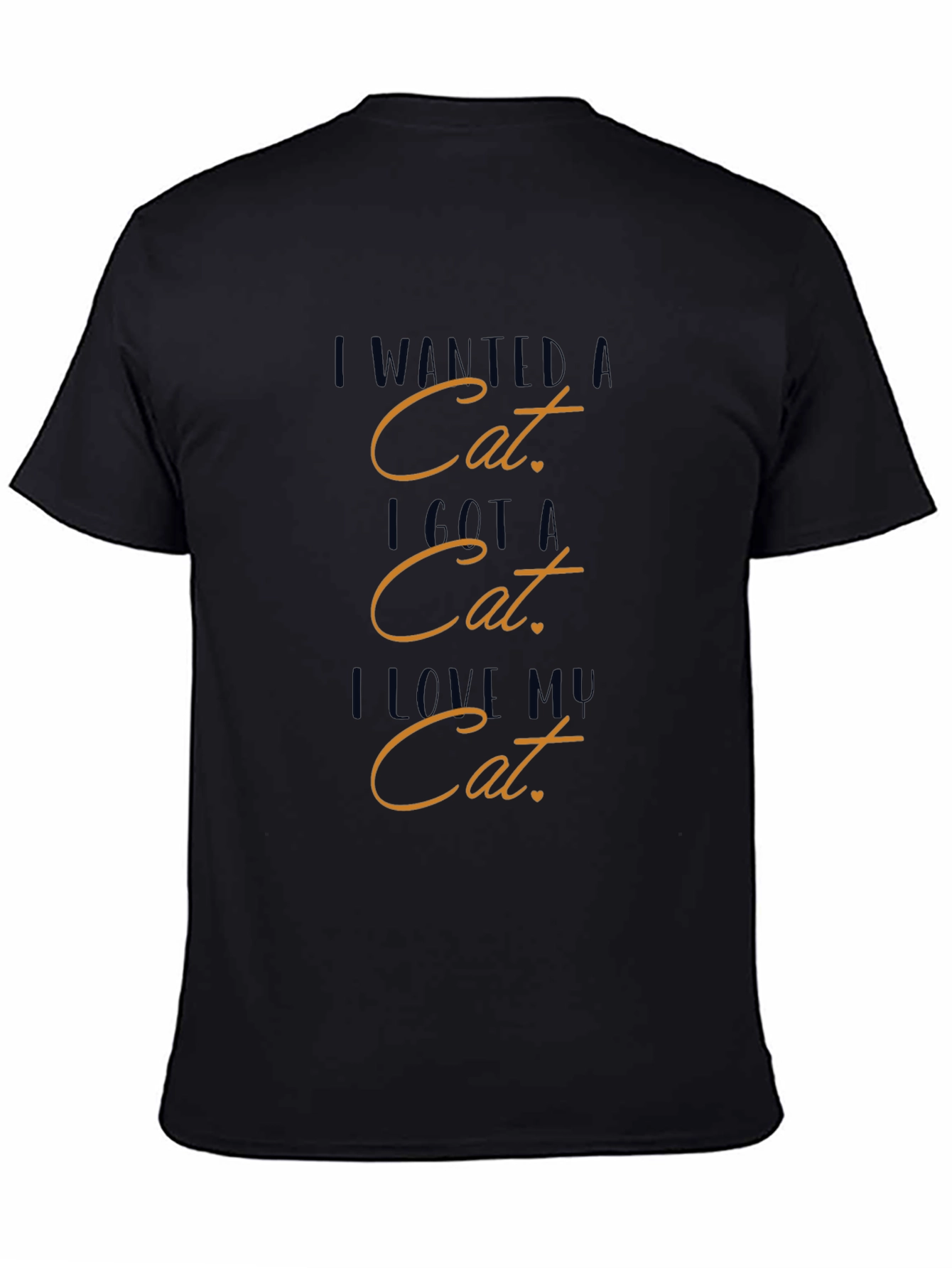 Cat Lover Graphic Tee - I Wanted a Cat