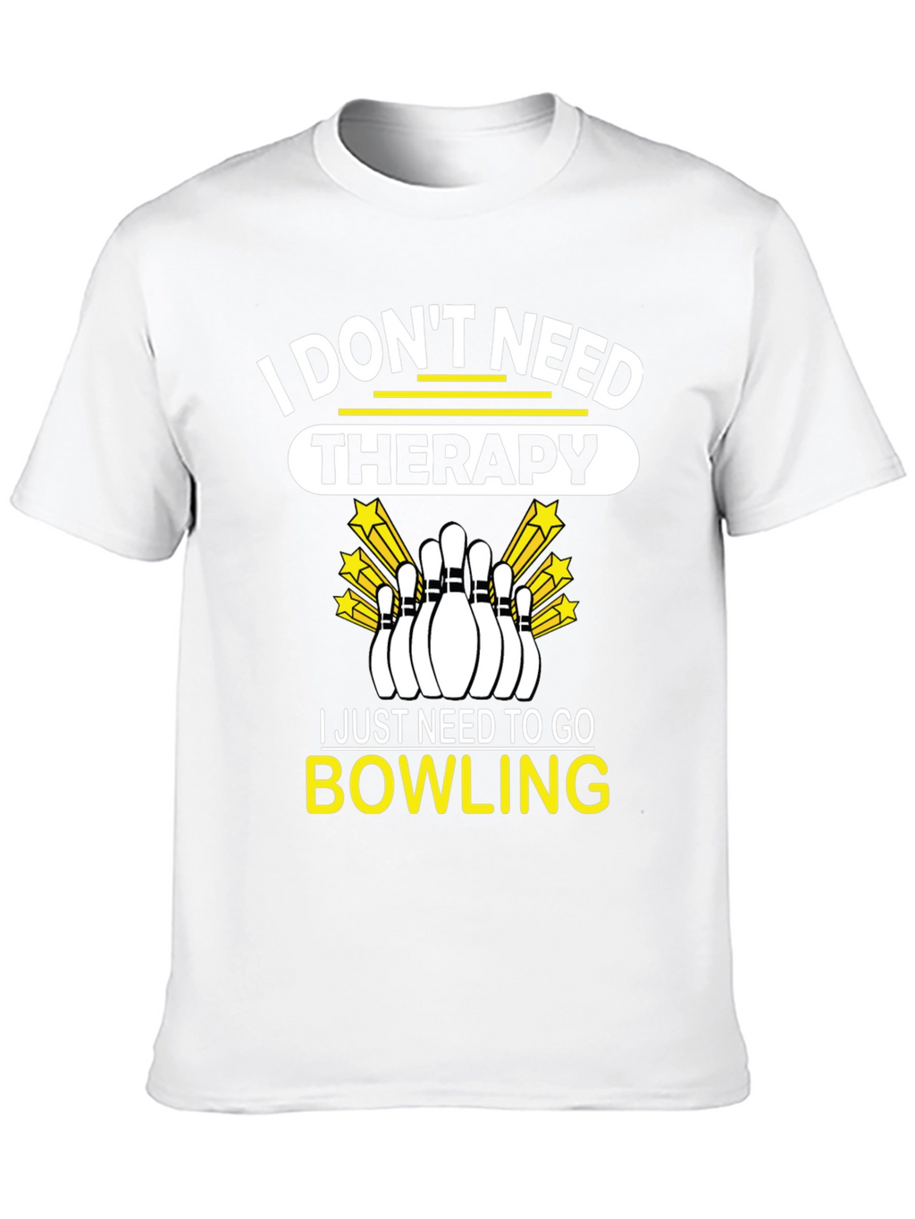 Bowling Therapy Graphic T-Shirt