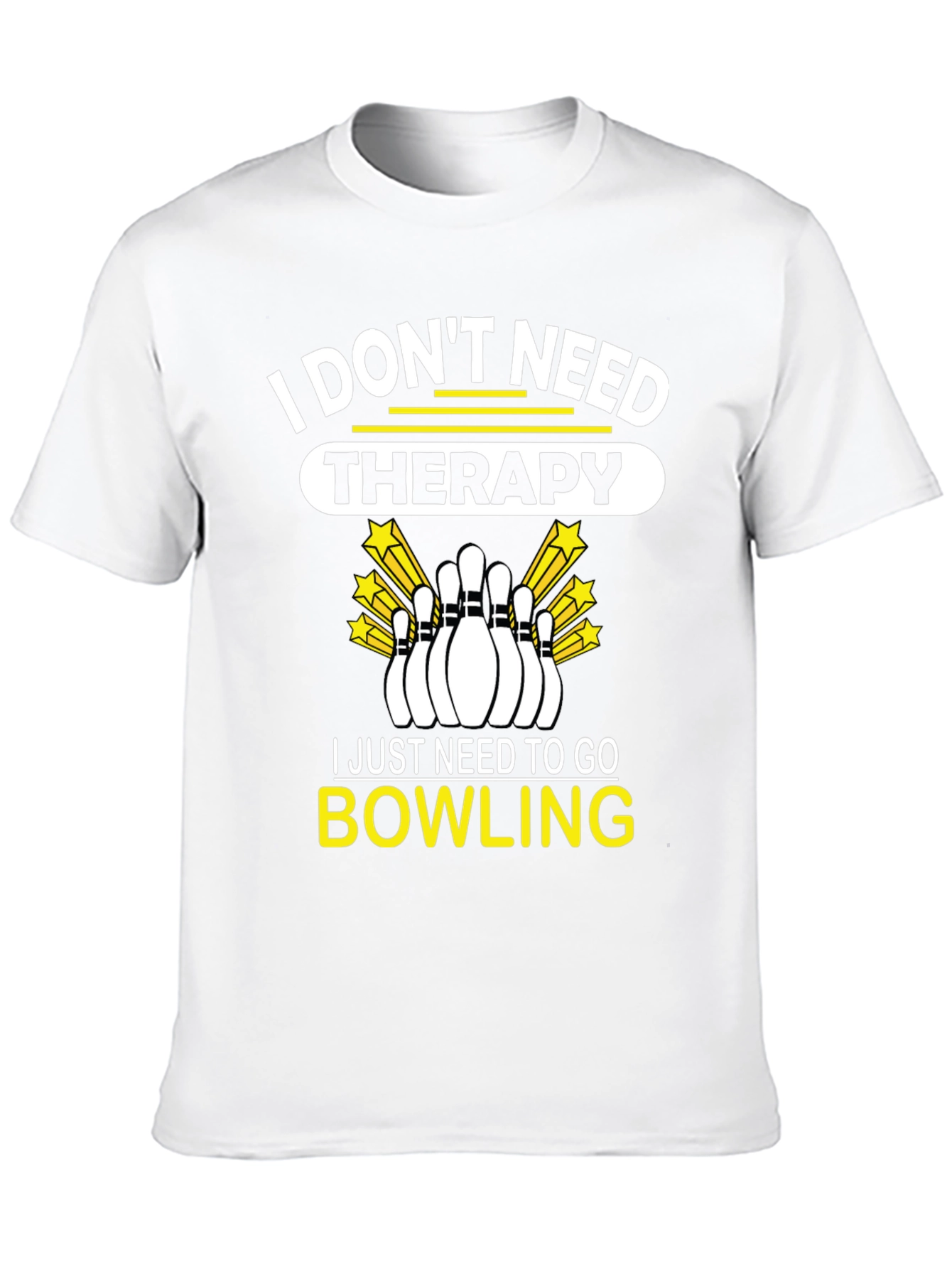 Bowling Therapy Graphic T-Shirt