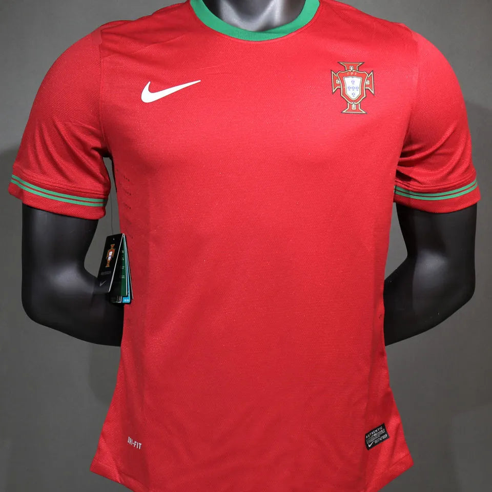 2012 Portugal Home Retro Player Version Soccer Jersey 球员版 Front
