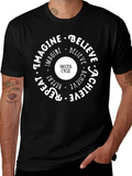 Success Cycle Graphic Tee - Imagine Believe Achieve