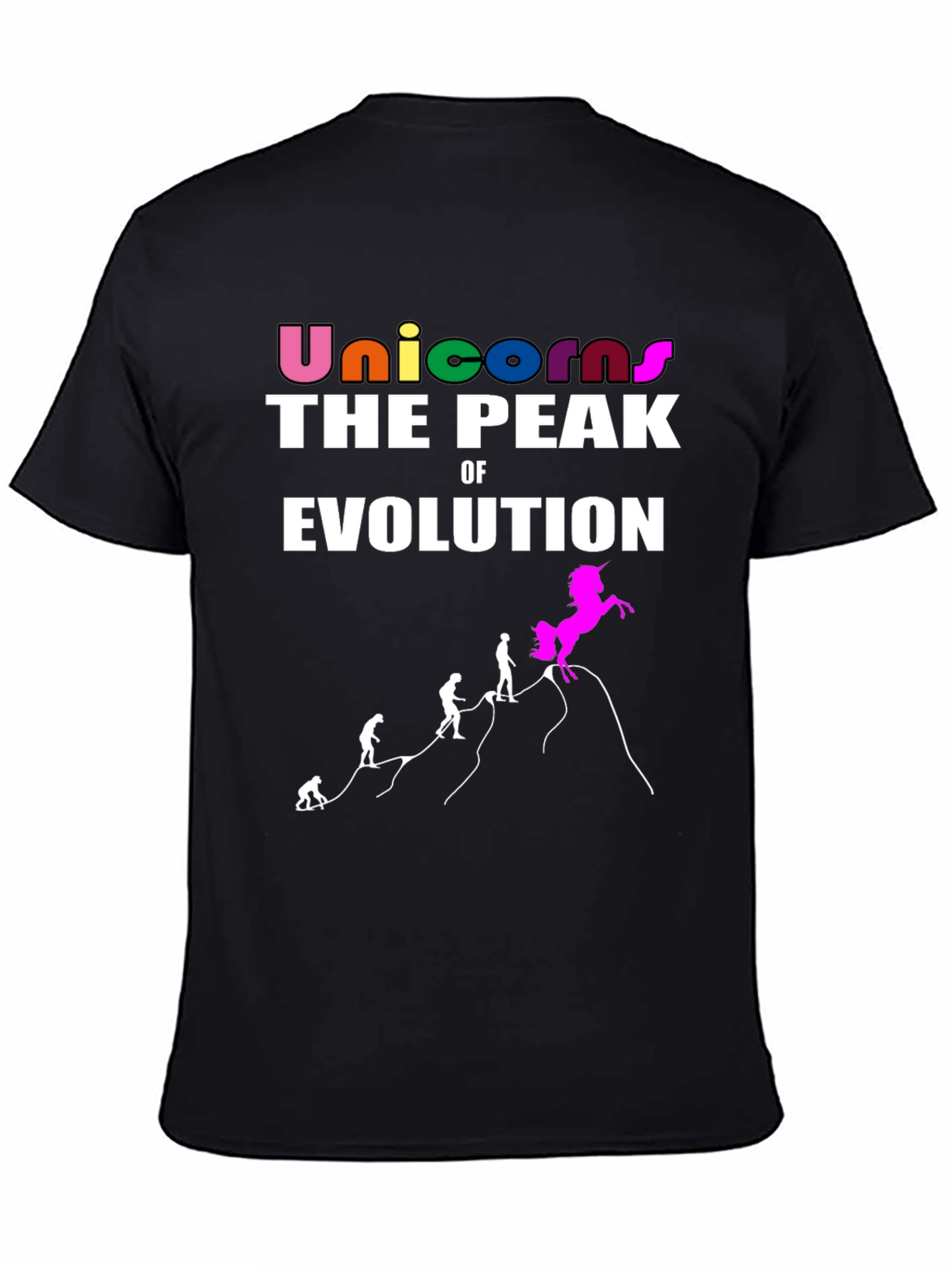 Unicorn Peak Evolution Graphic Tee - Black