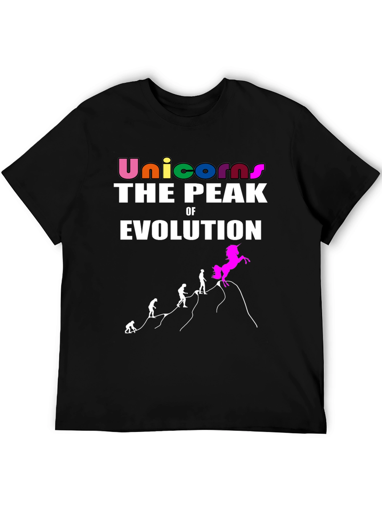 Unicorn Peak Evolution Graphic Tee - Black