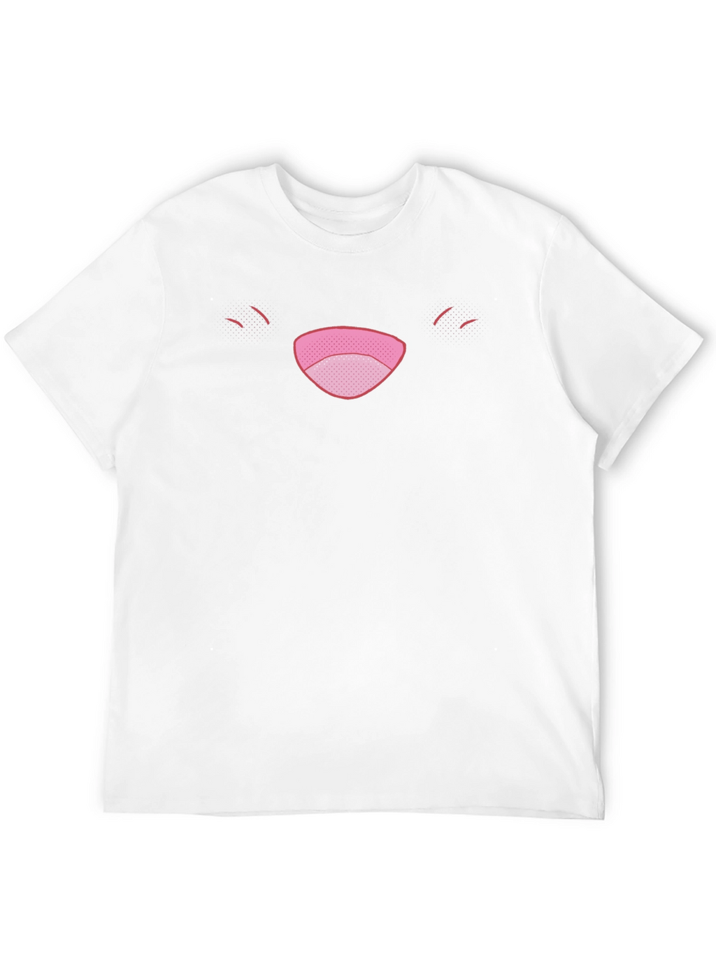Funny Face Graphic Tee - Black Cotton Comfort
