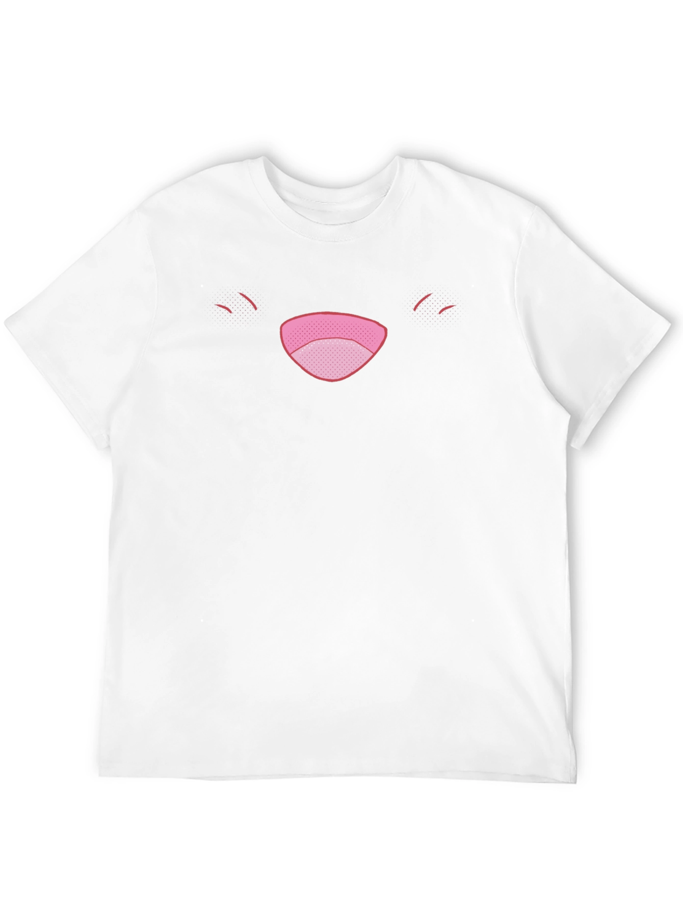 Funny Face Graphic Tee - Black Cotton Comfort