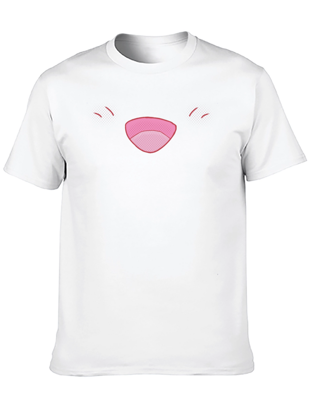 Funny Face Graphic Tee - Black Cotton Comfort