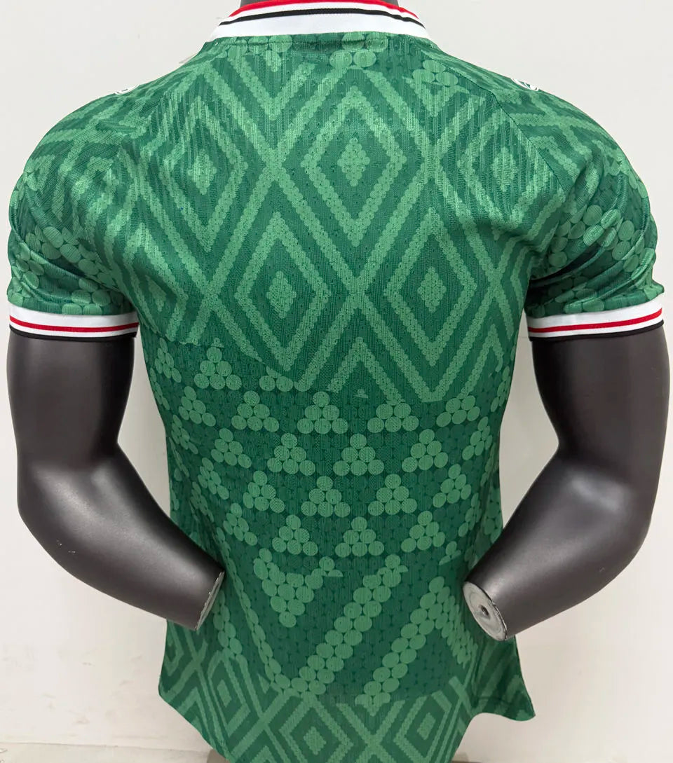 2026/27 Iraq Away Green Player Version Soccer Jersey Back