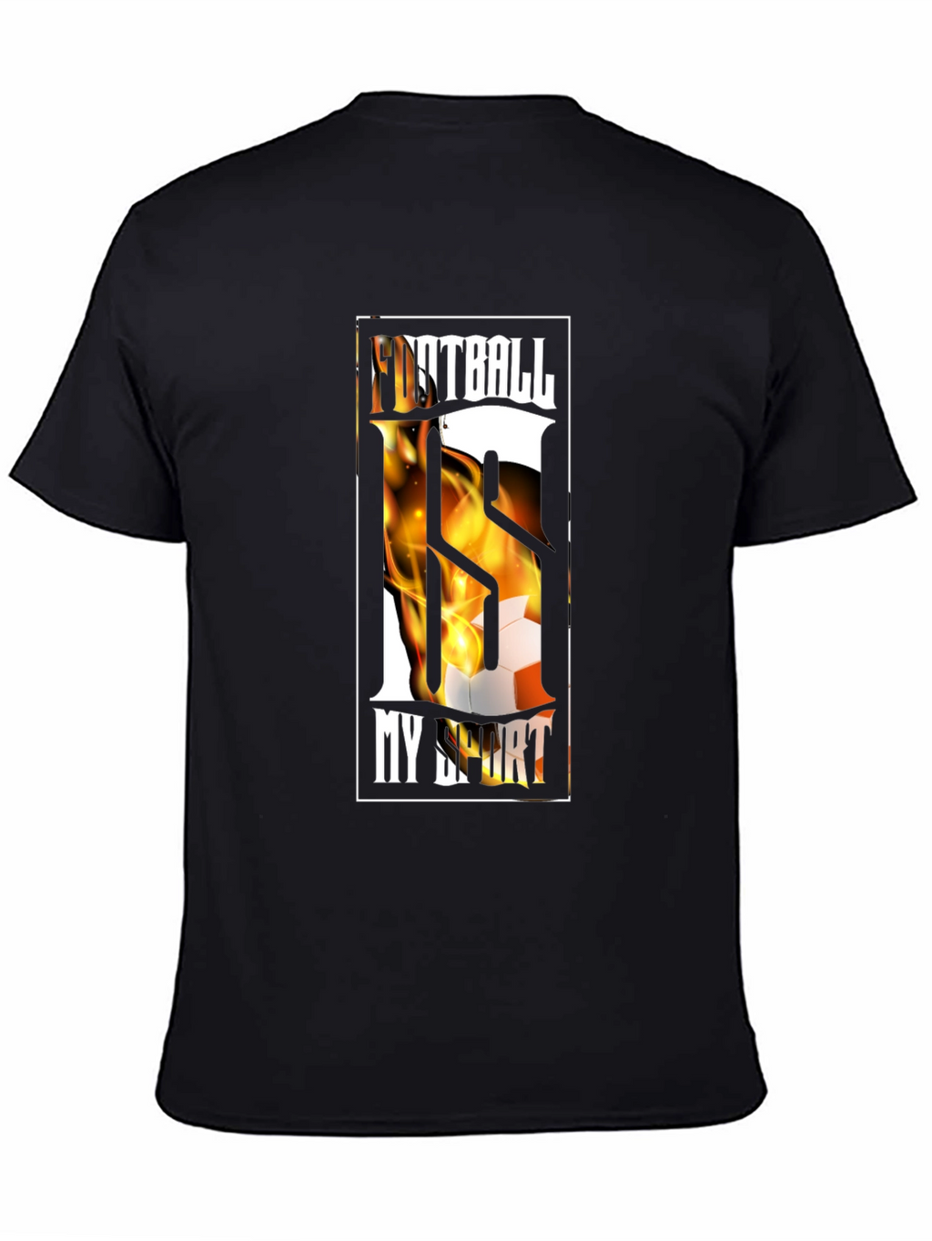 Football My Sport Graphic Tee - Black