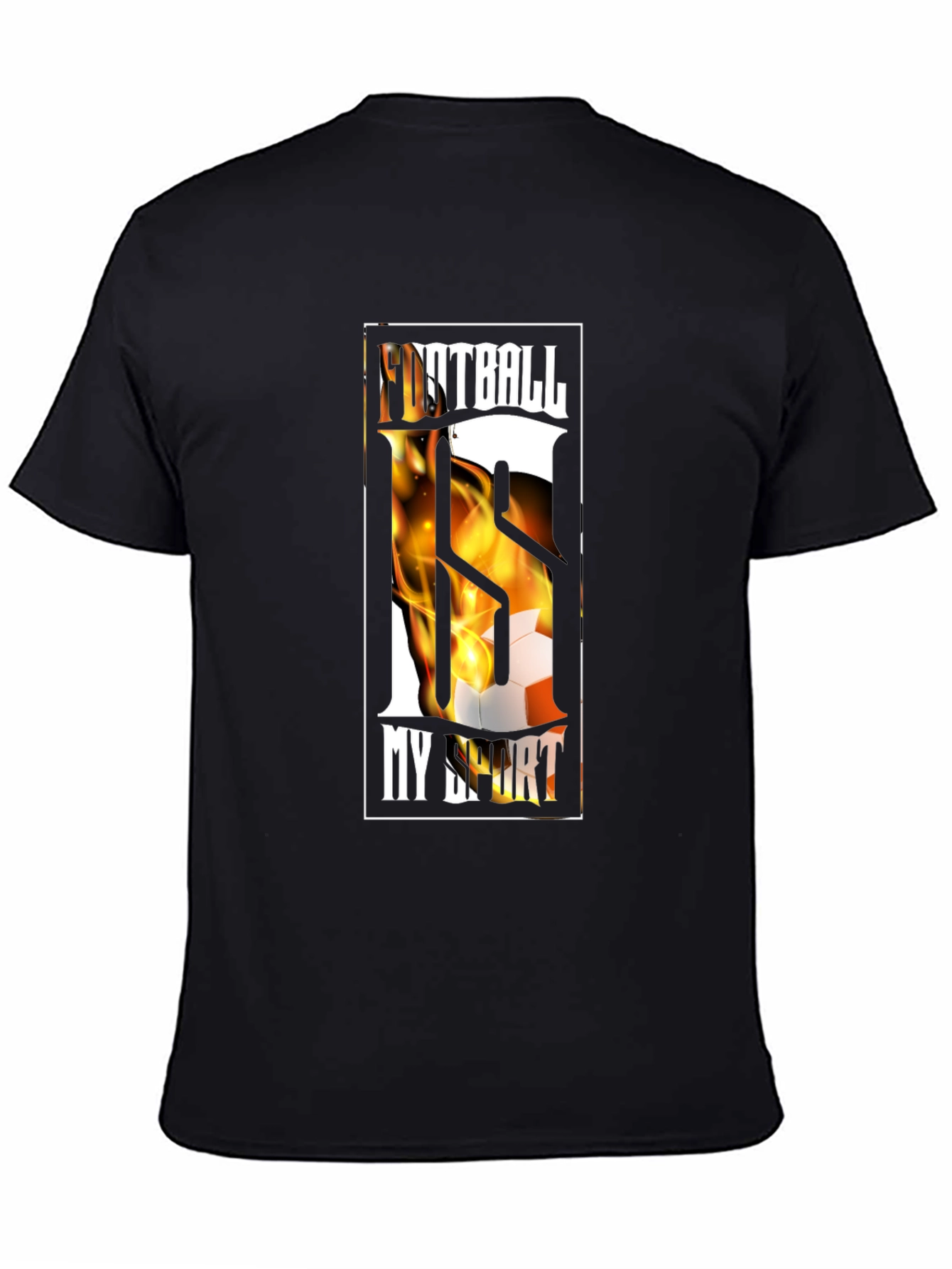 Football My Sport Graphic Tee - Black