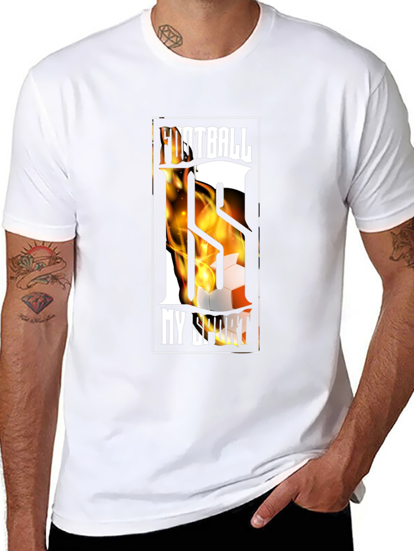 Football My Sport Graphic Tee - Black