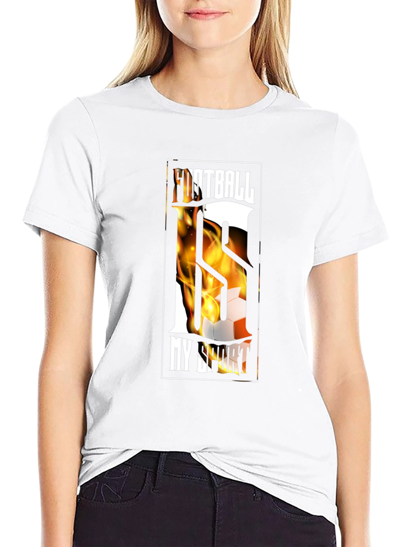 Football My Sport Graphic Tee - Black