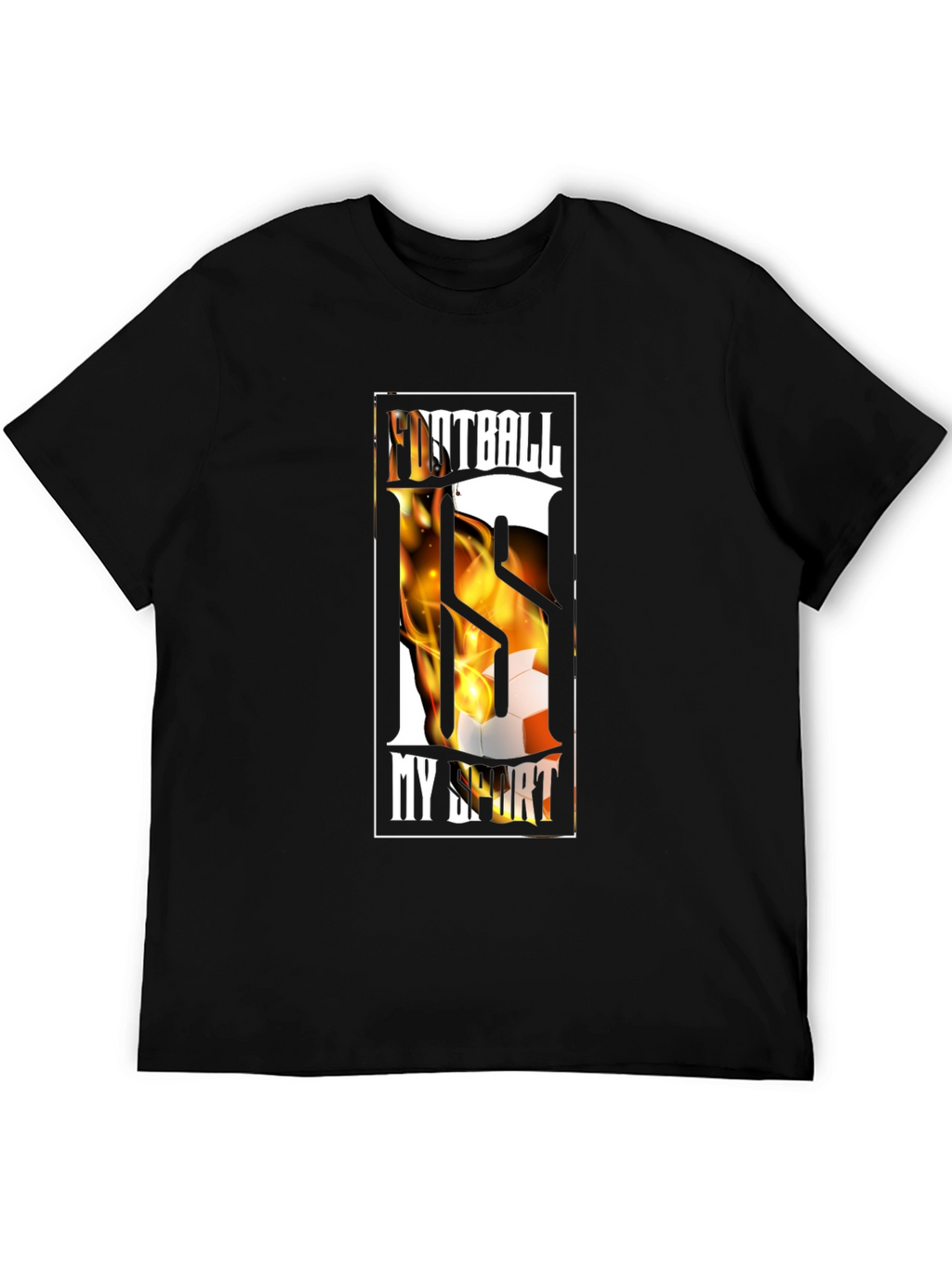 Football My Sport Graphic Tee - Black