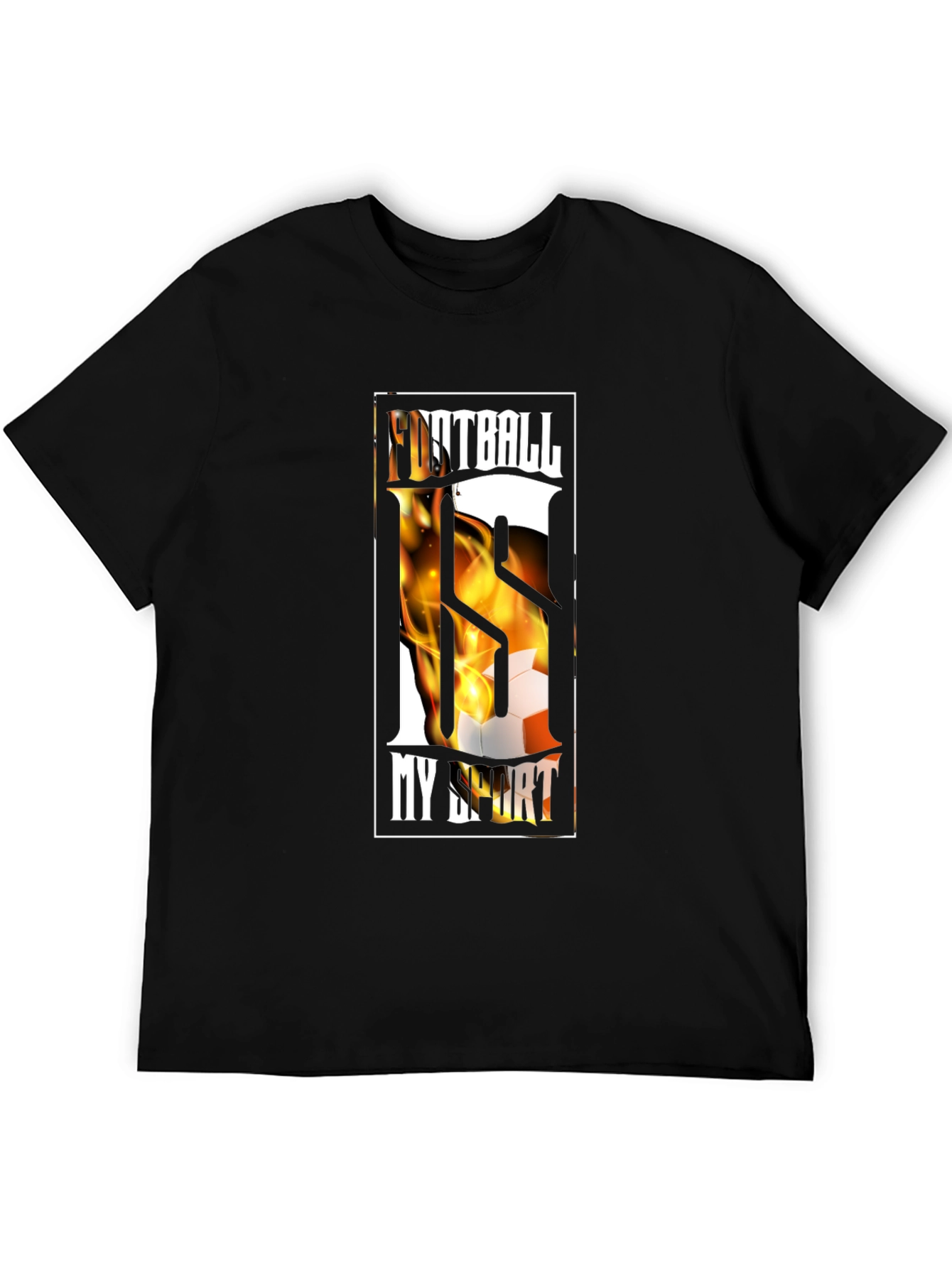 Football My Sport Graphic Tee - Black