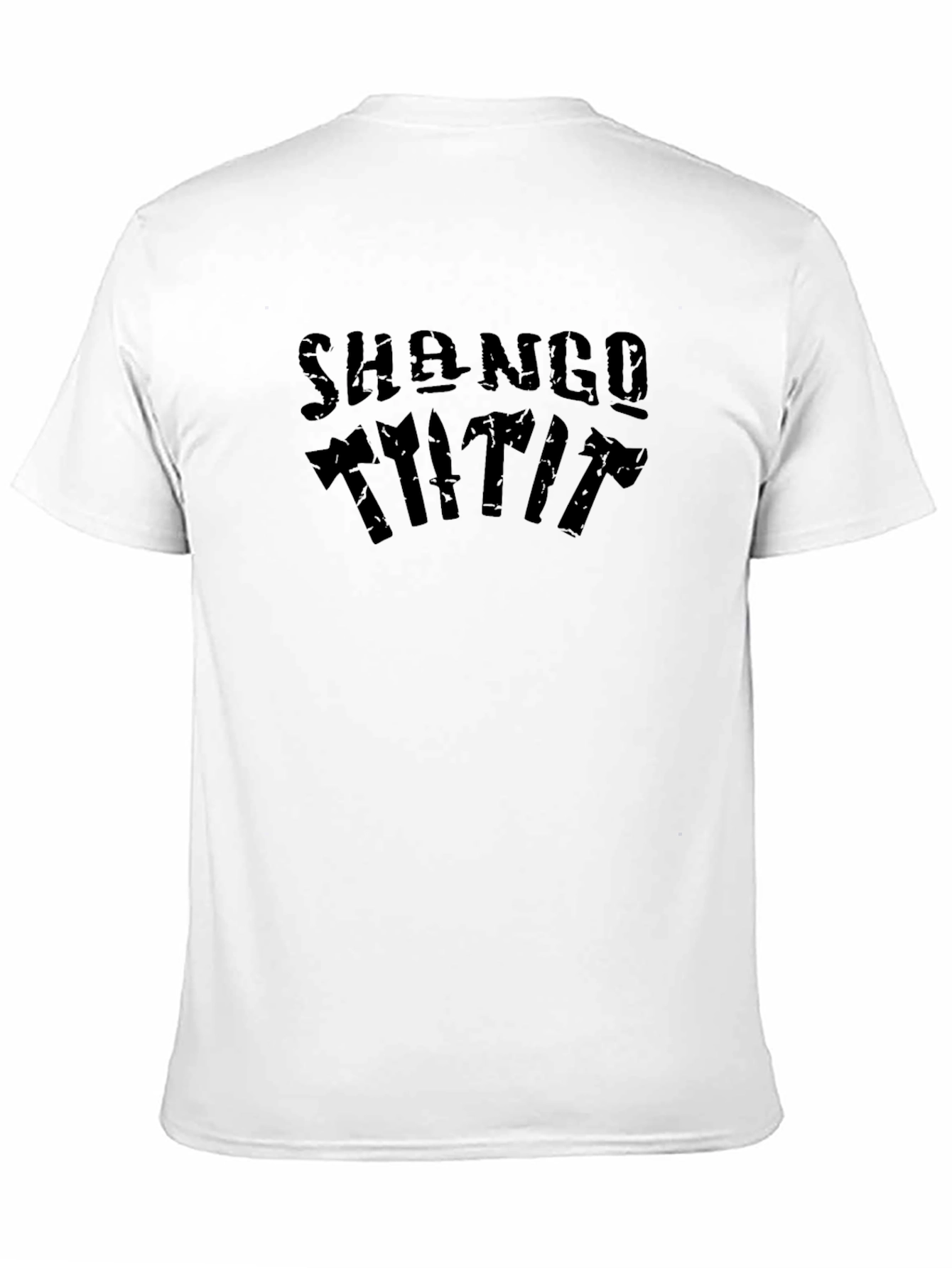 Shango T-Shirt: Axe and Knife Design