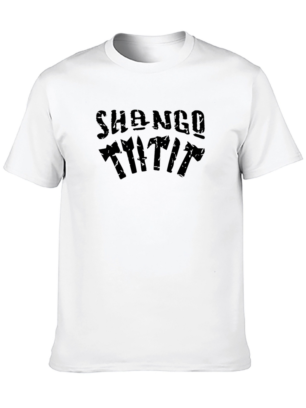 Shango T-Shirt: Axe and Knife Design