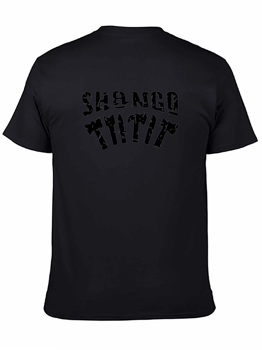 Shango T-Shirt: Axe and Knife Design