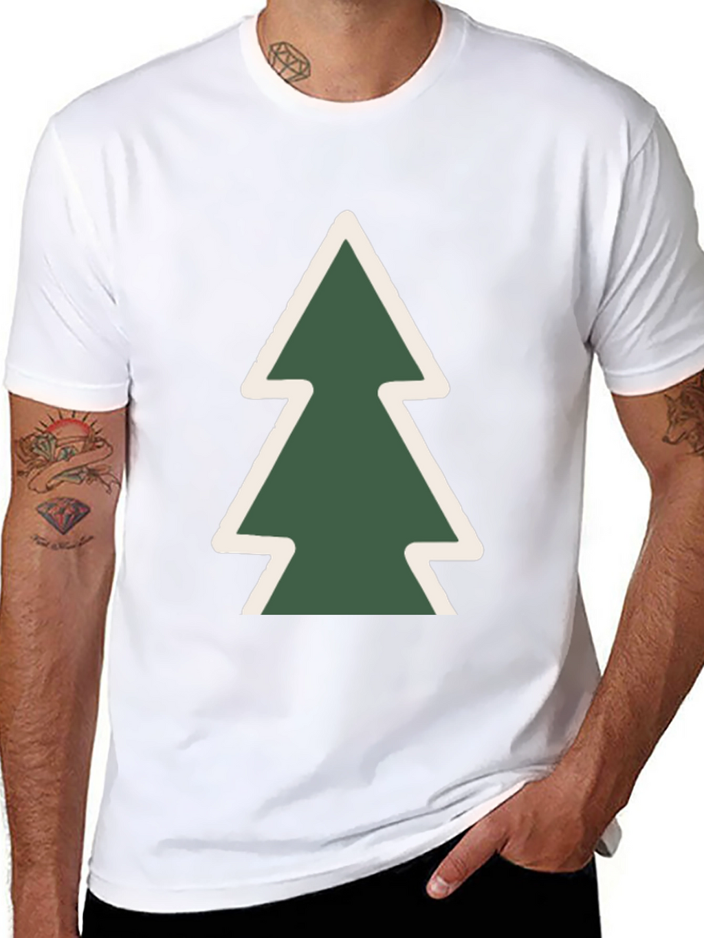 Forest Tree Graphic Tee - Soft Cotton Blend
