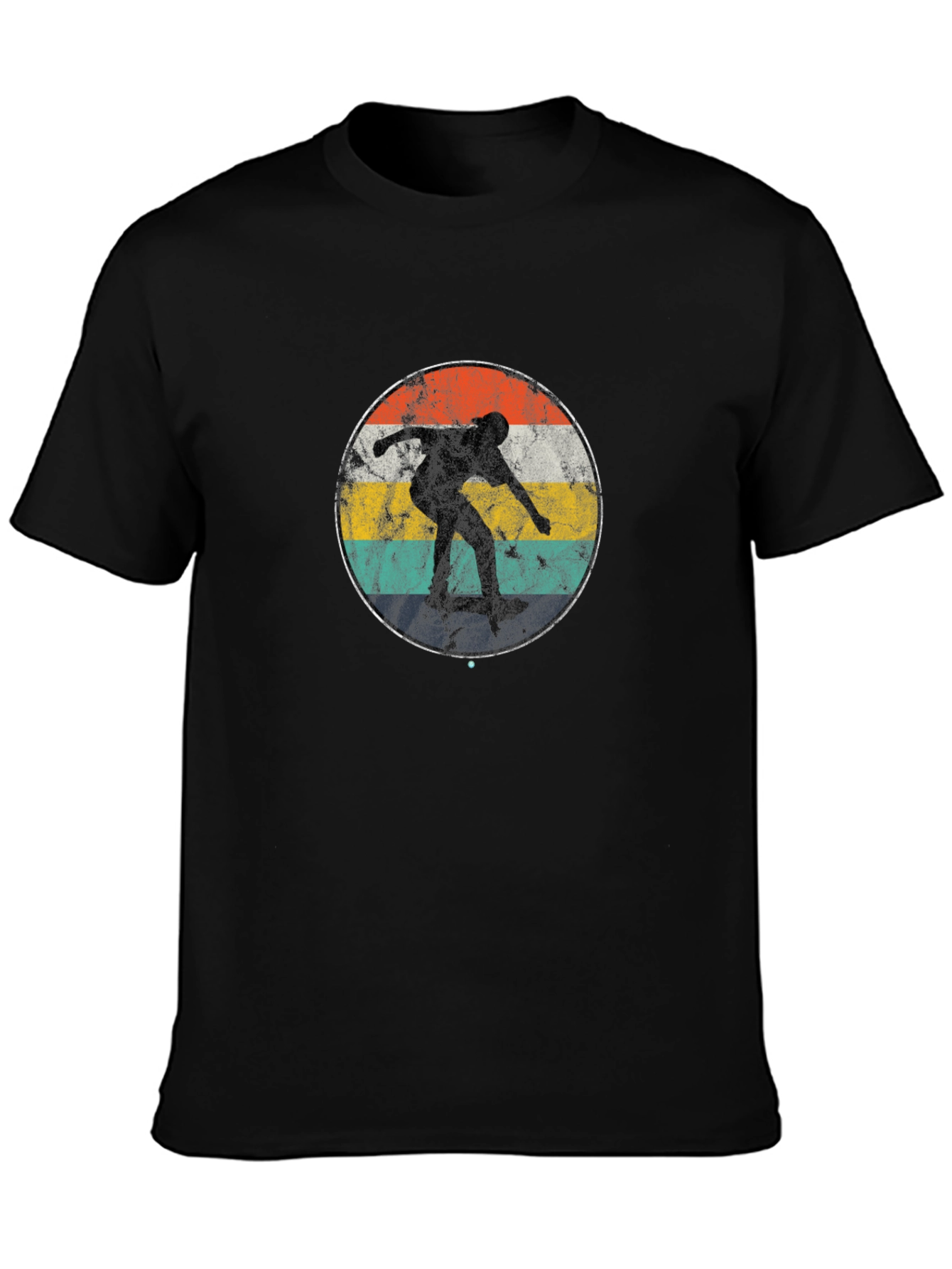 Retro Skateboarder T-Shirt - Vintage Style