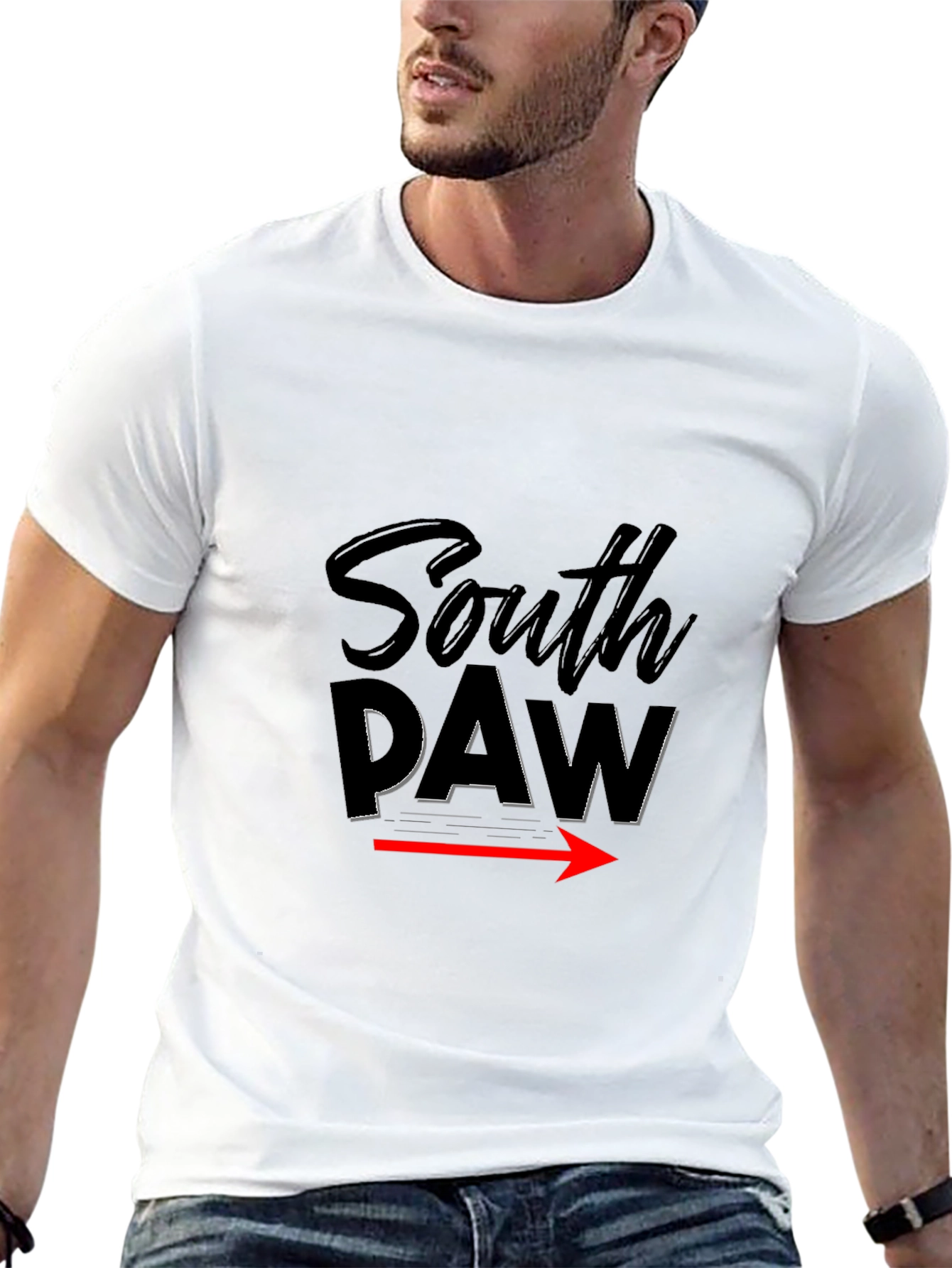 South Paw Arrow Graphic Tee - Black