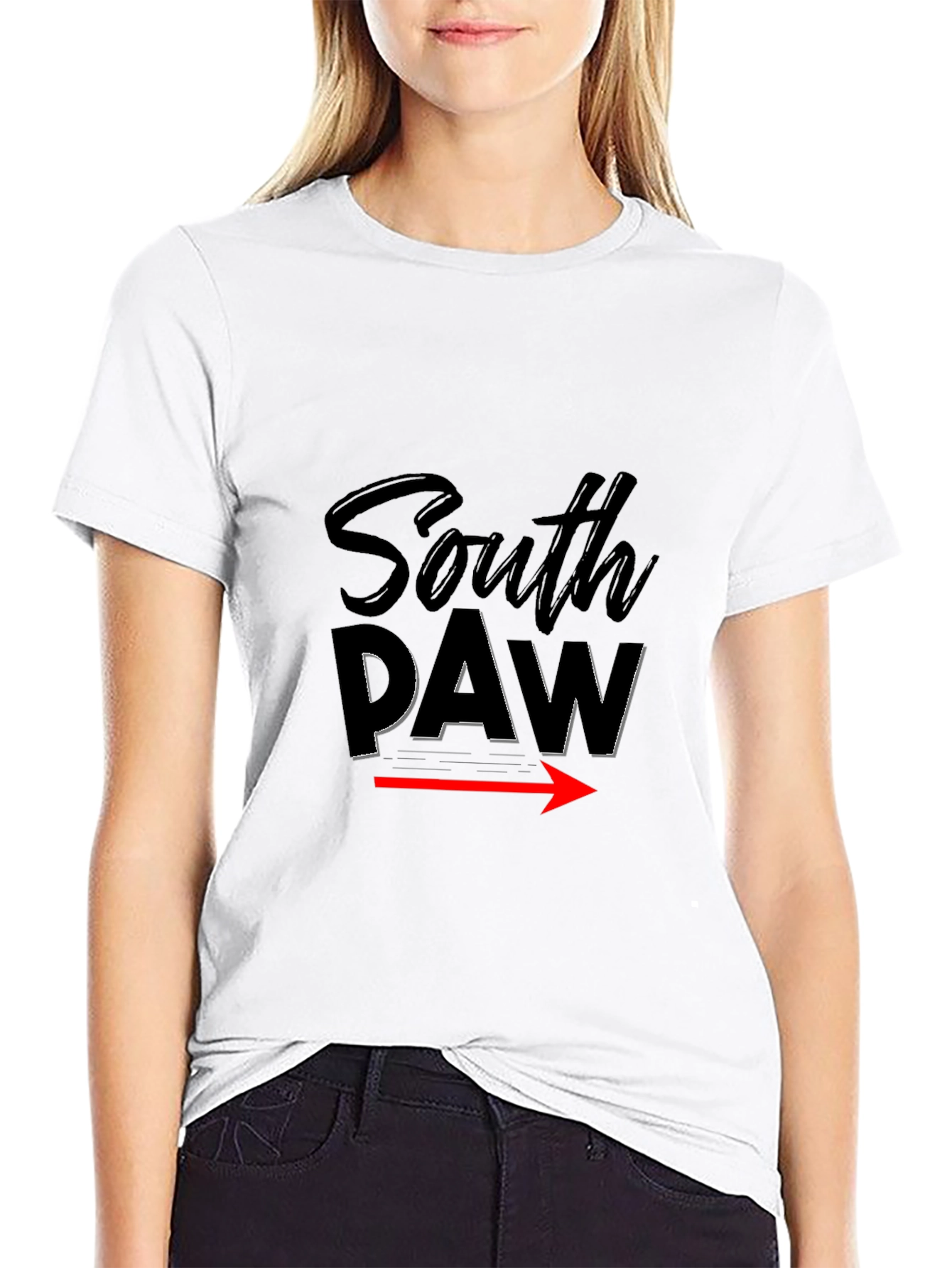 South Paw Arrow Graphic Tee - Black