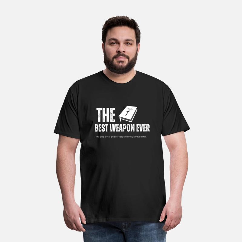 Bible, The best weapon ever, Christian t-shirt