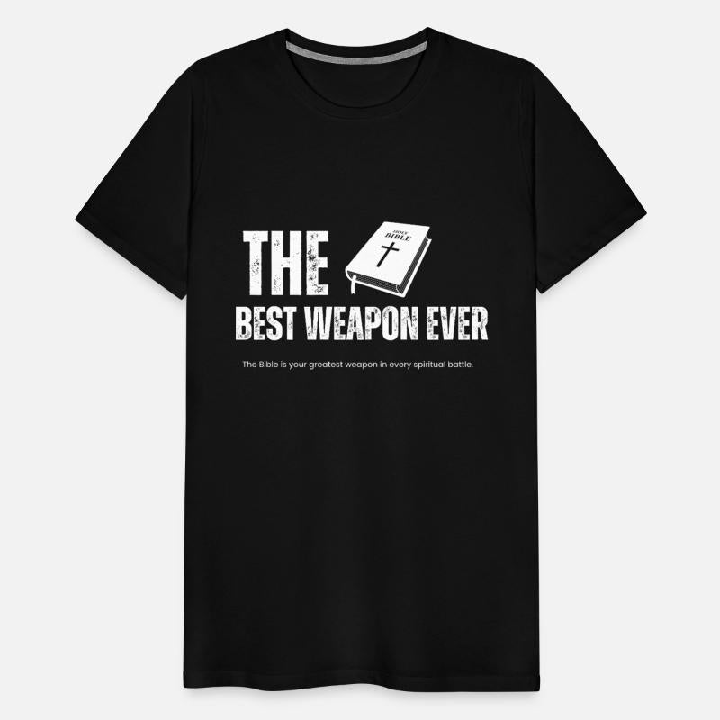 Bible, The best weapon ever, Christian t-shirt