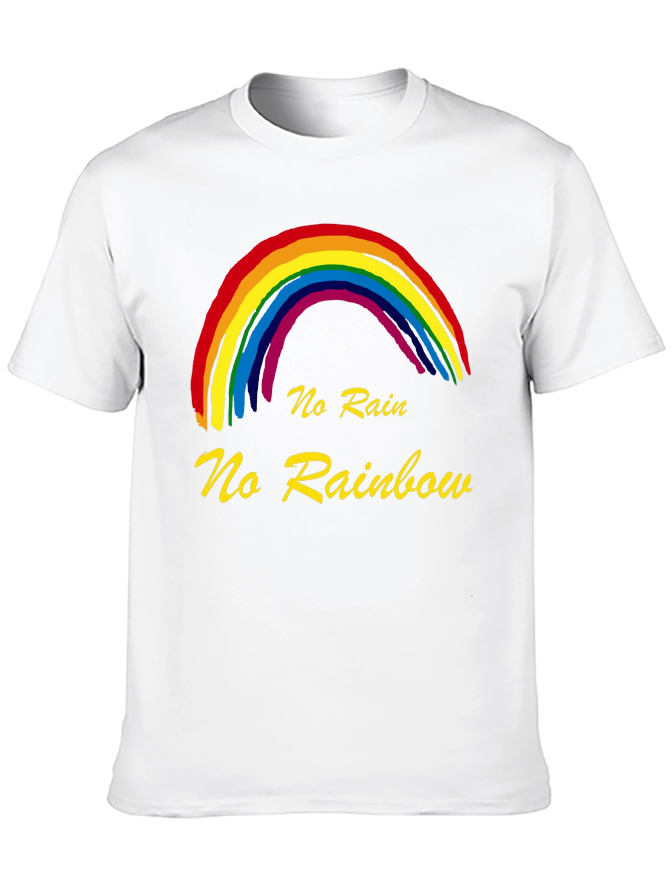 No Rain No Rainbow Graphic T-Shirt