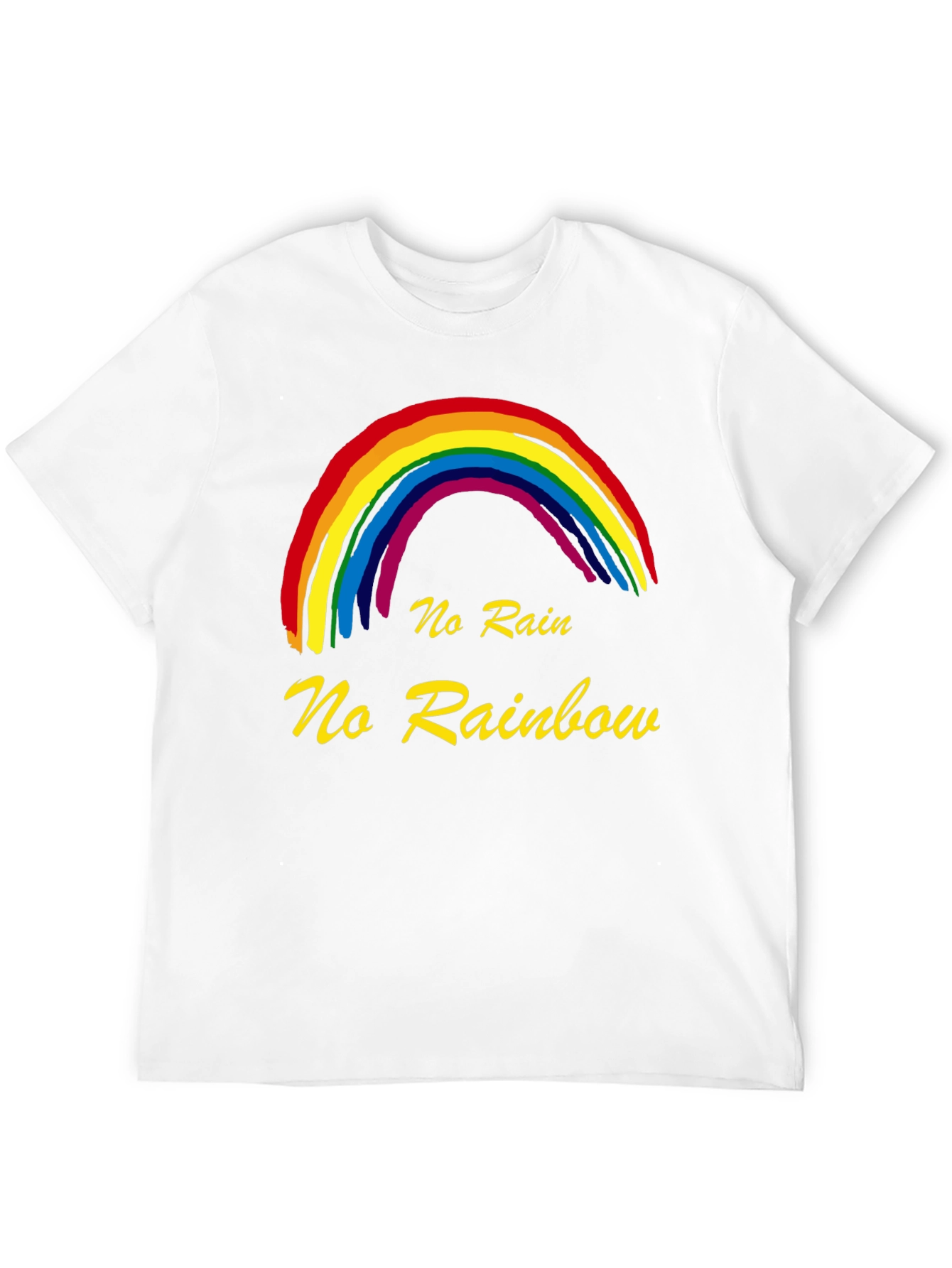 No Rain No Rainbow Graphic T-Shirt
