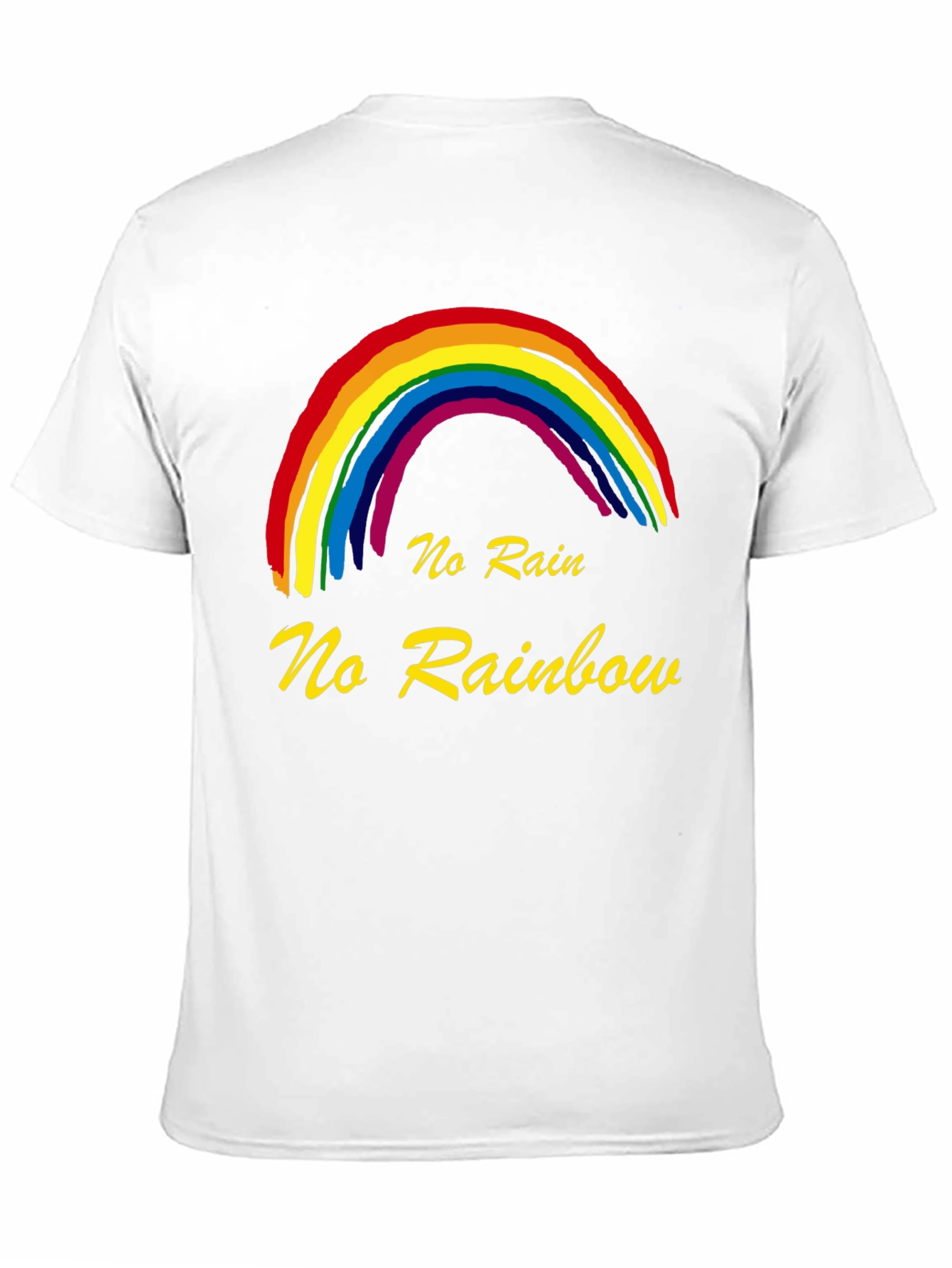 No Rain No Rainbow Graphic T-Shirt