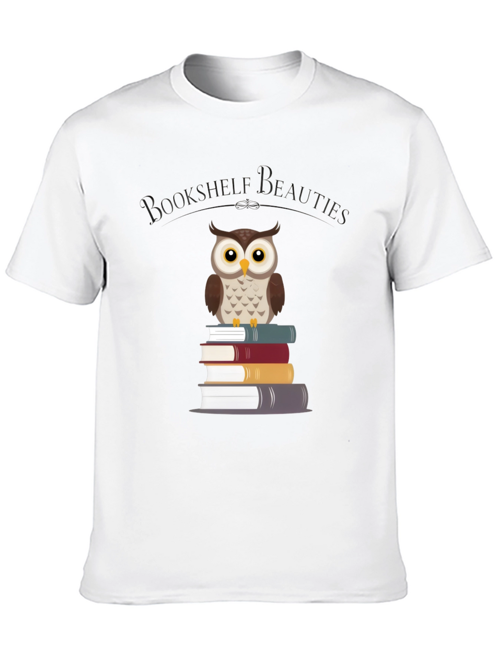 Bookshelf Beauties Owl Graphic T-Shirt