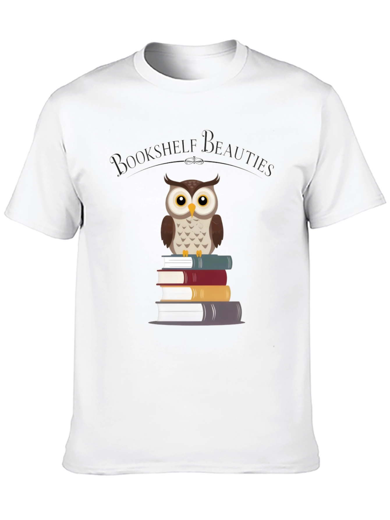 Bookshelf Beauties Owl Graphic T-Shirt