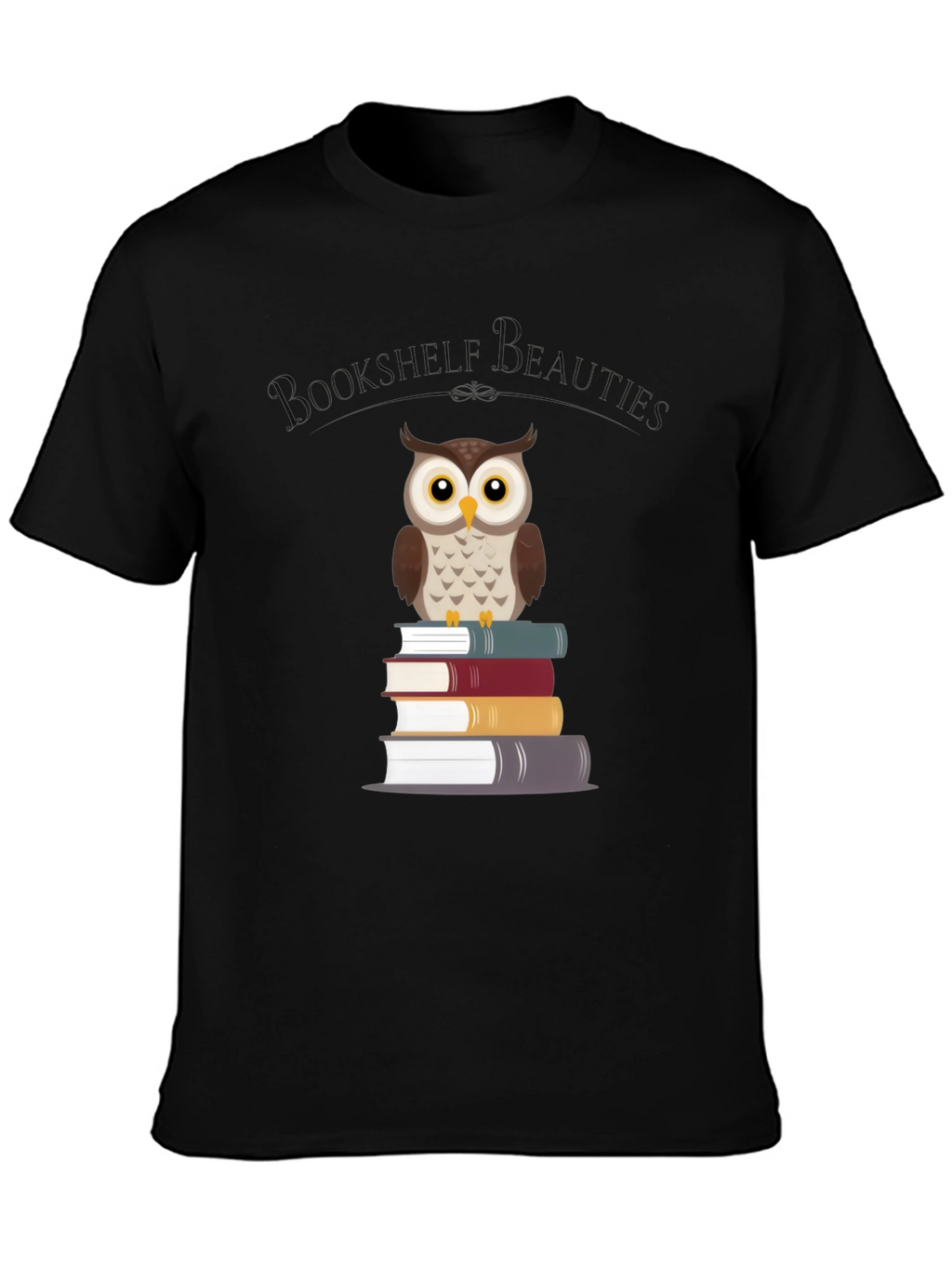 Bookshelf Beauties Owl Graphic T-Shirt