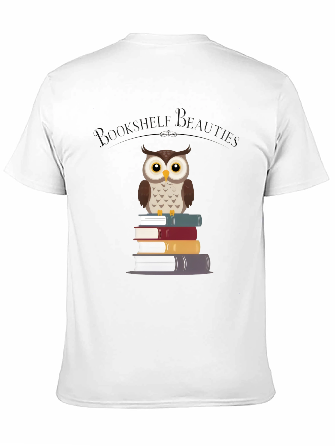 Bookshelf Beauties Owl Graphic T-Shirt