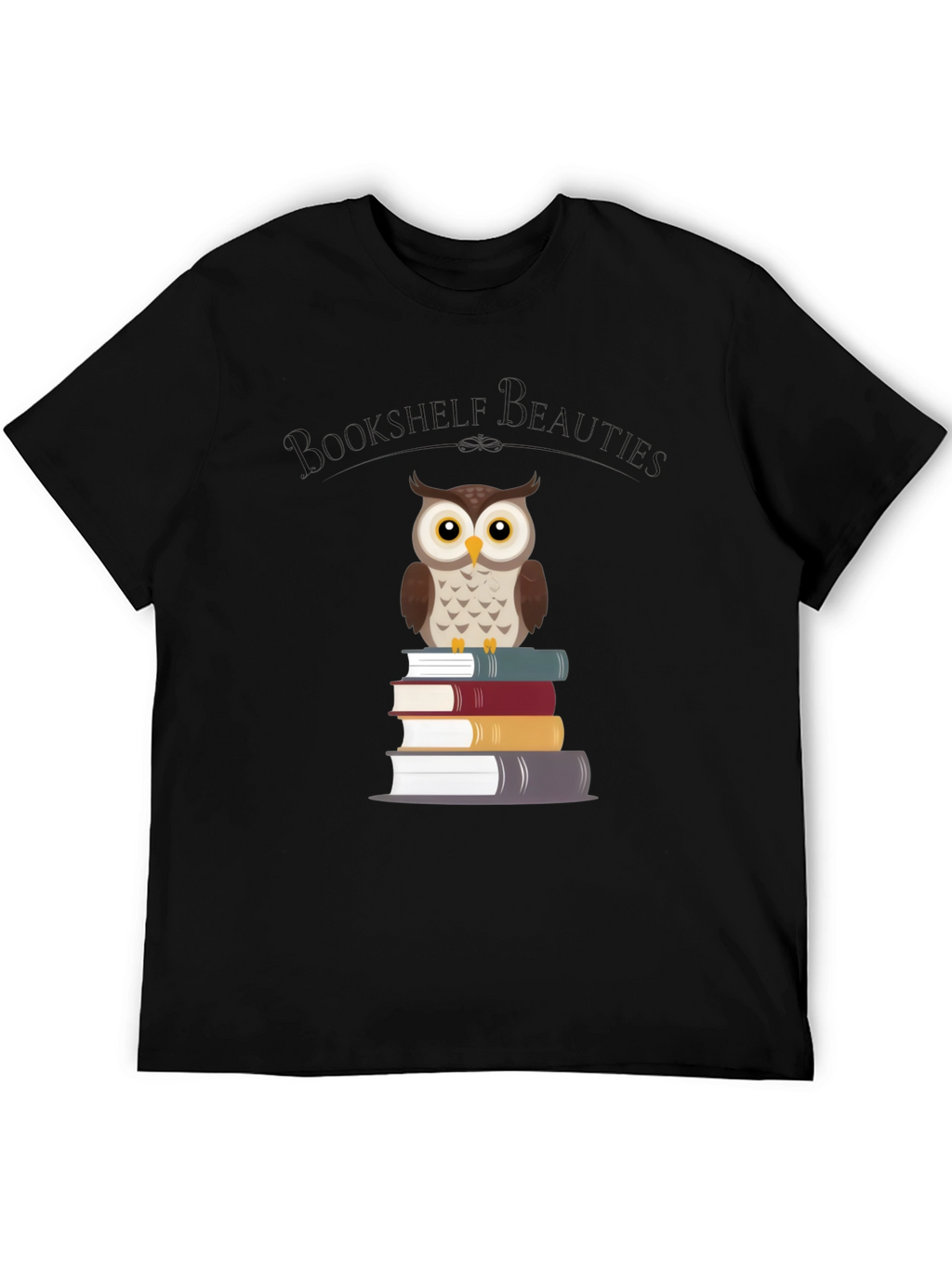 Bookshelf Beauties Owl Graphic T-Shirt