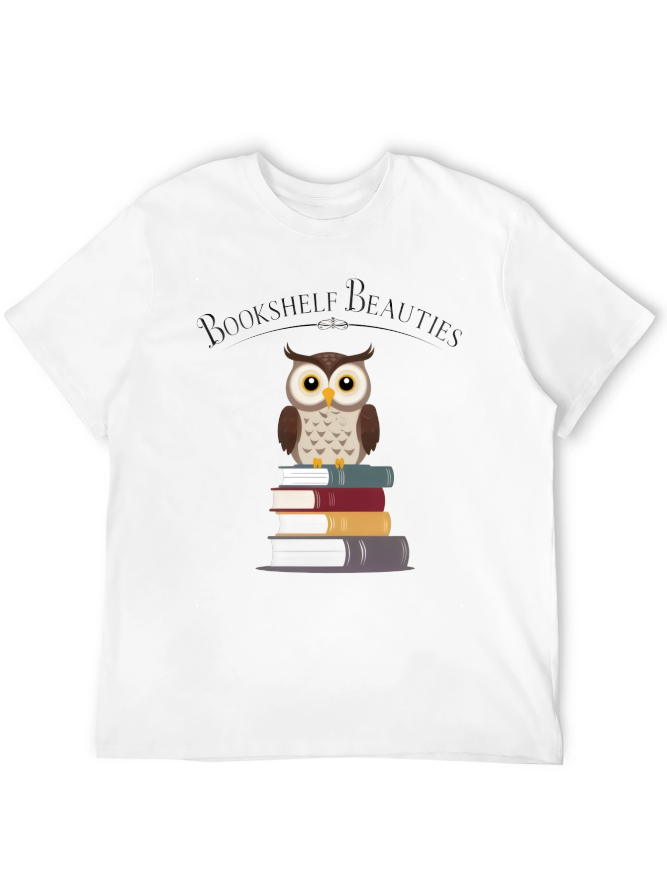 Bookshelf Beauties Owl Graphic T-Shirt