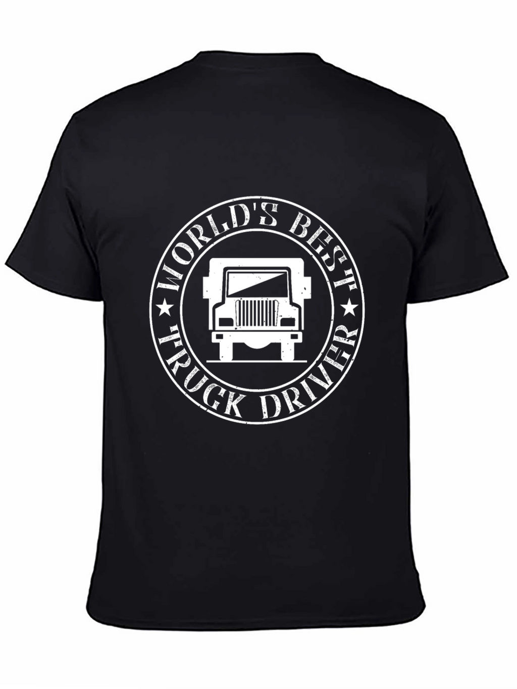 Worlds Best Truck Driver Black T-Shirt