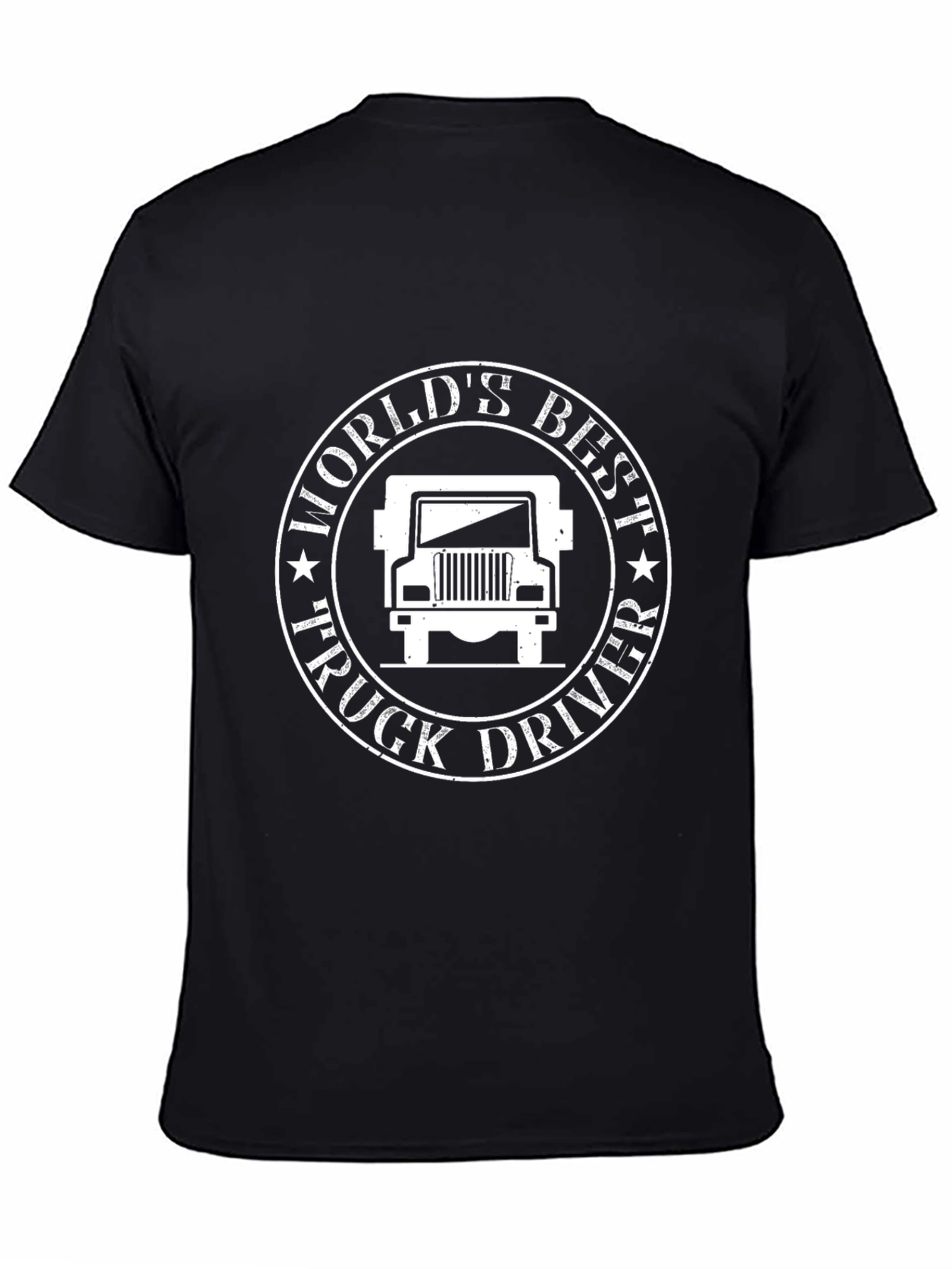 Worlds Best Truck Driver Black T-Shirt