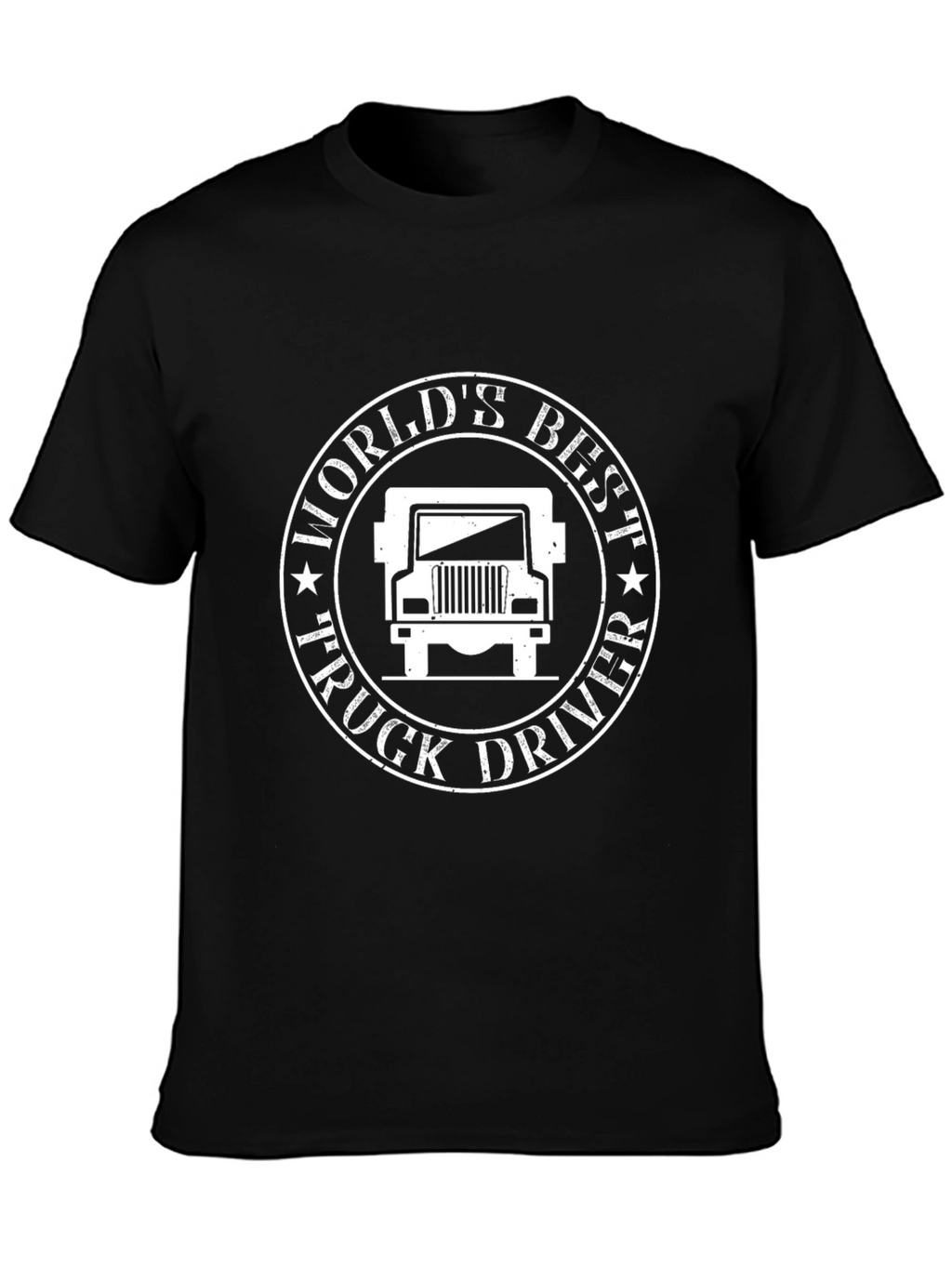Worlds Best Truck Driver Black T-Shirt