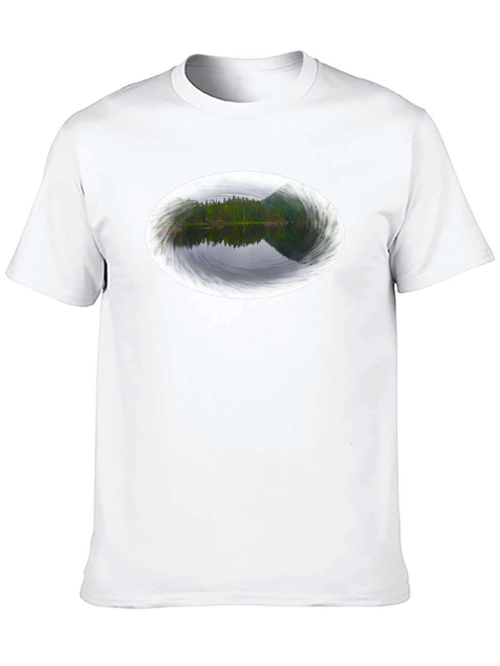 Nature Reflection Black Tee