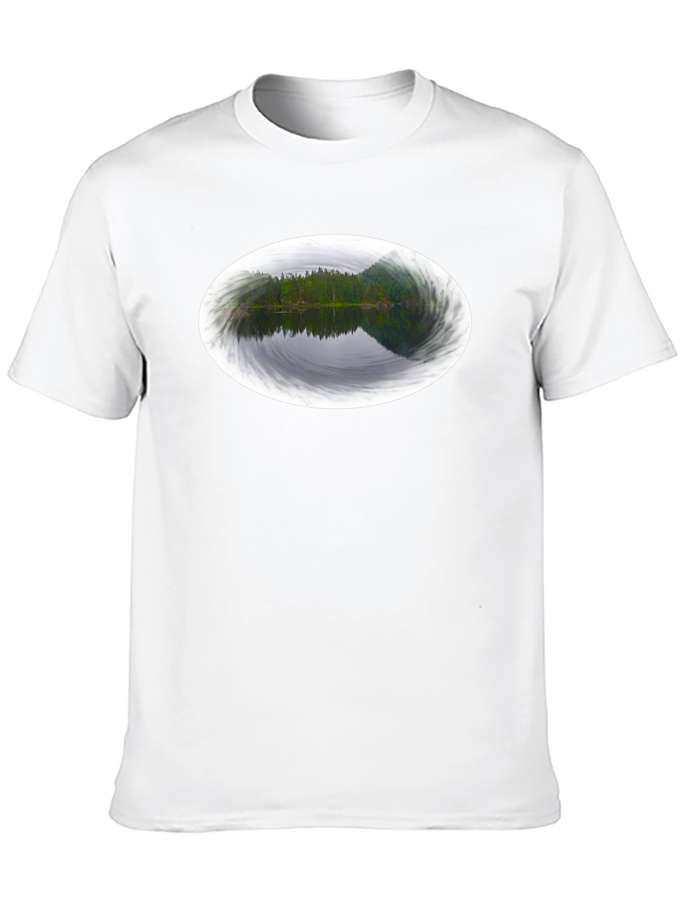 Nature Reflection Black Tee