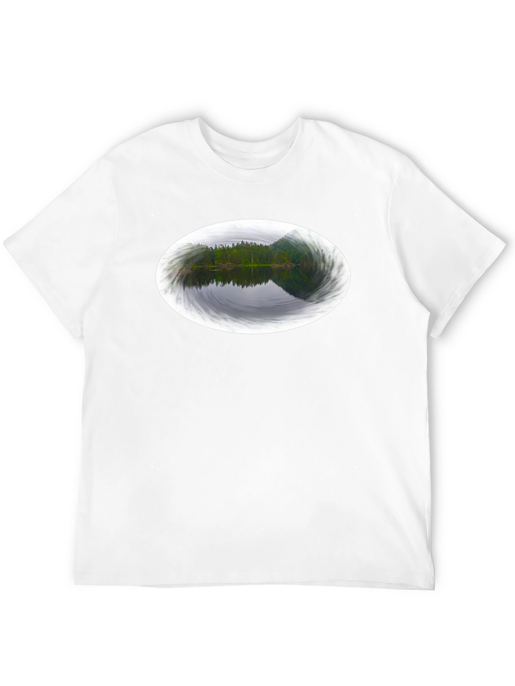 Nature Reflection Black Tee