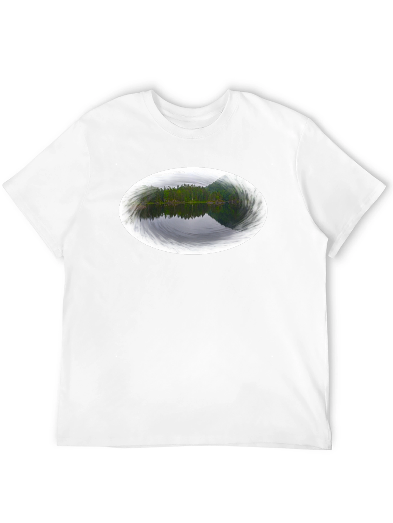 Nature Reflection Black Tee