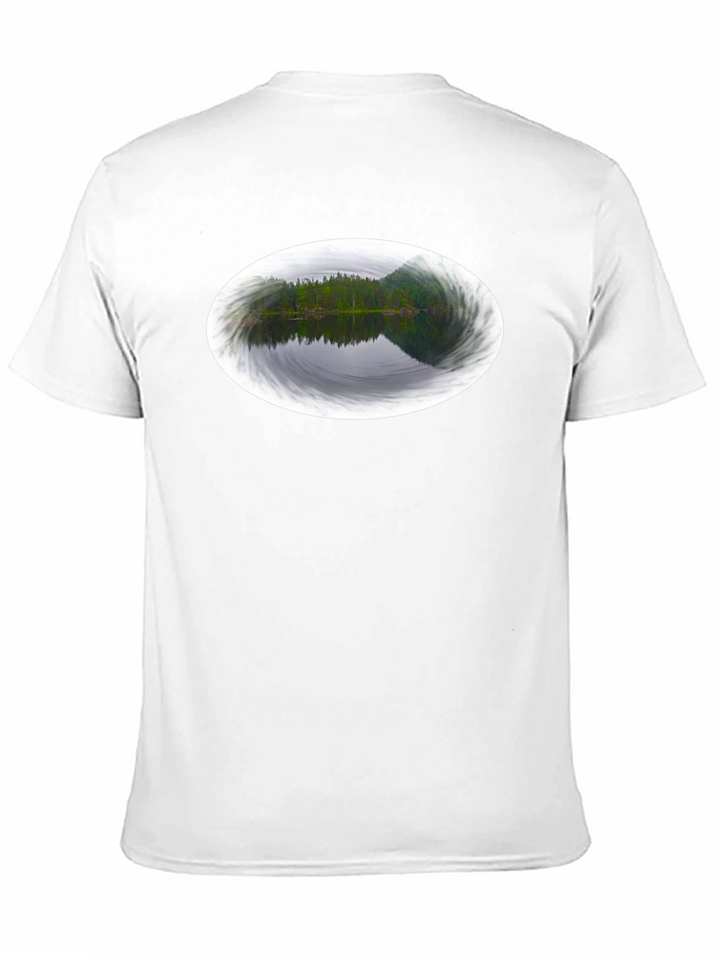 Nature Reflection Black Tee