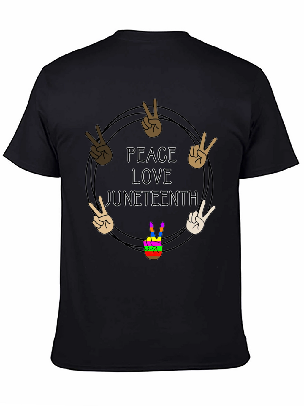 Peace Love Juneteenth T-Shirt