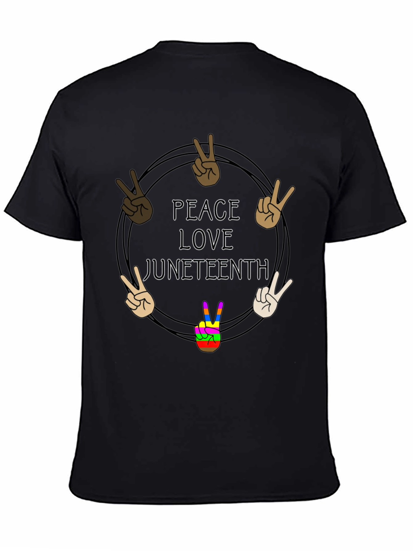 Peace Love Juneteenth T-Shirt