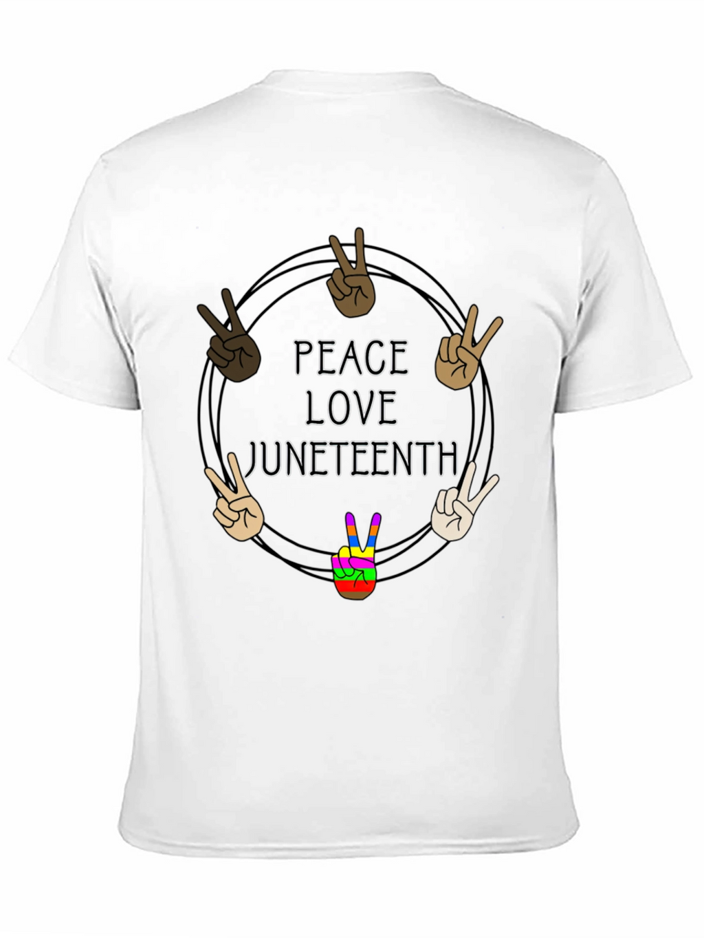 Peace Love Juneteenth T-Shirt