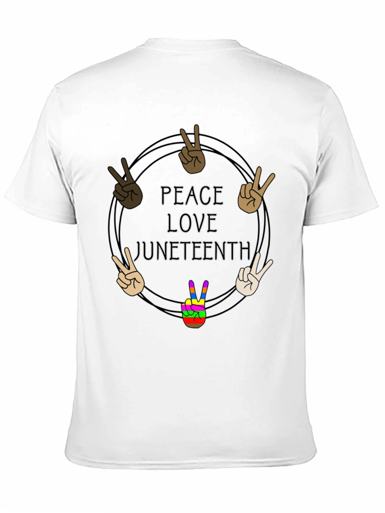 Peace Love Juneteenth T-Shirt